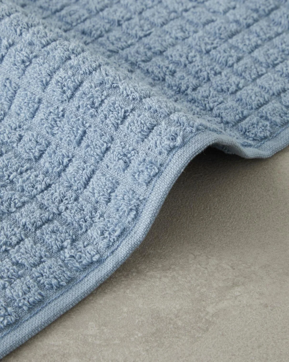 Chequer Cotton Hand Towel — view 2