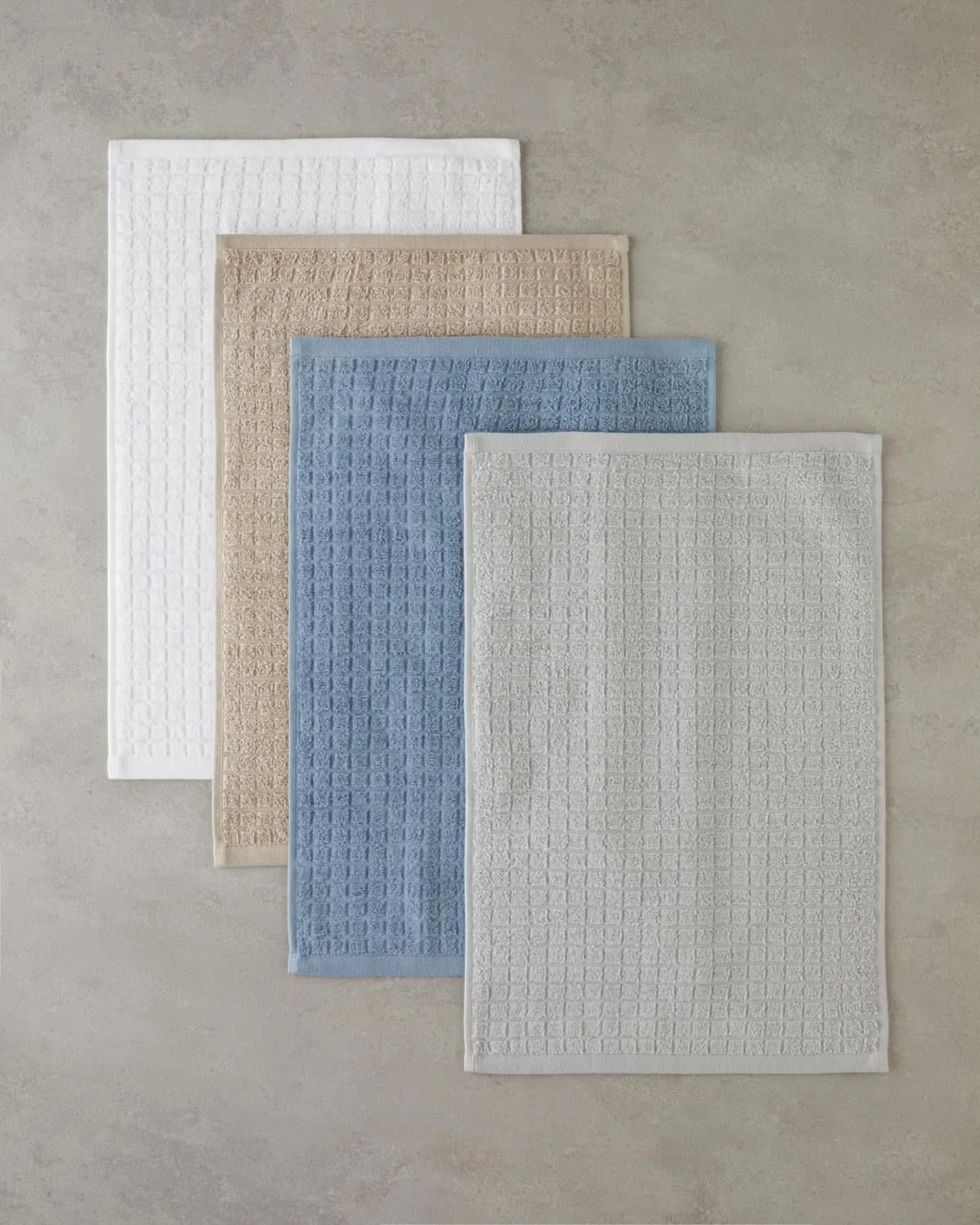 Chequer Cotton Hand Towel — view 3