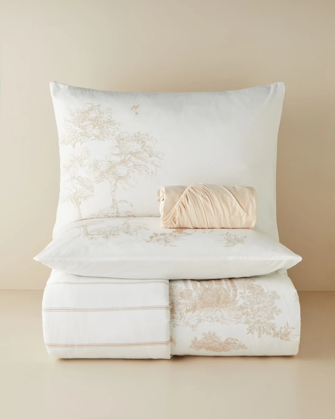 Garden Toile Cotton Double Duvet Set