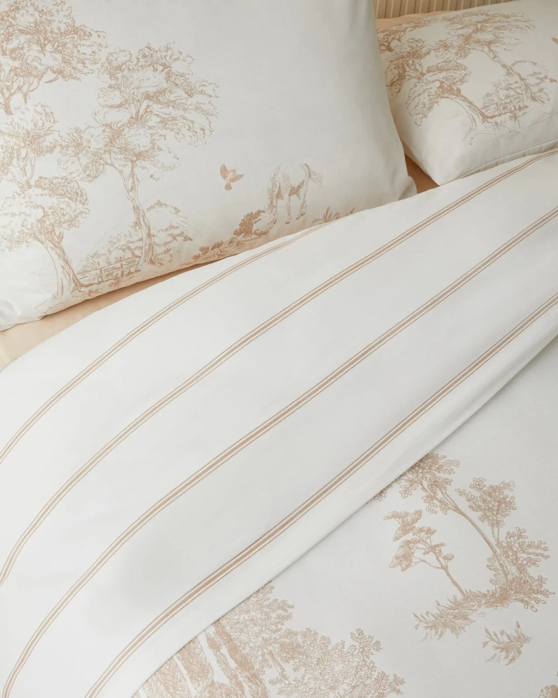 Garden Toile Cotton Double Duvet Set — view 5