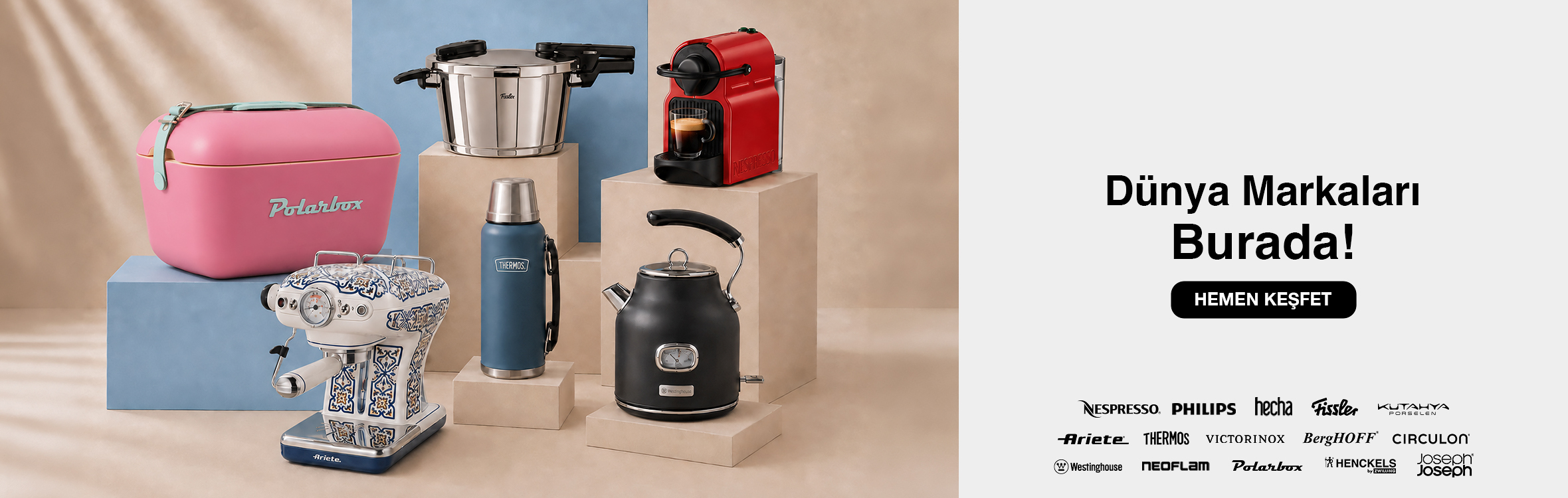 World brands are here. Discover Polarbox, Fissler, Thermos, Philips and more.