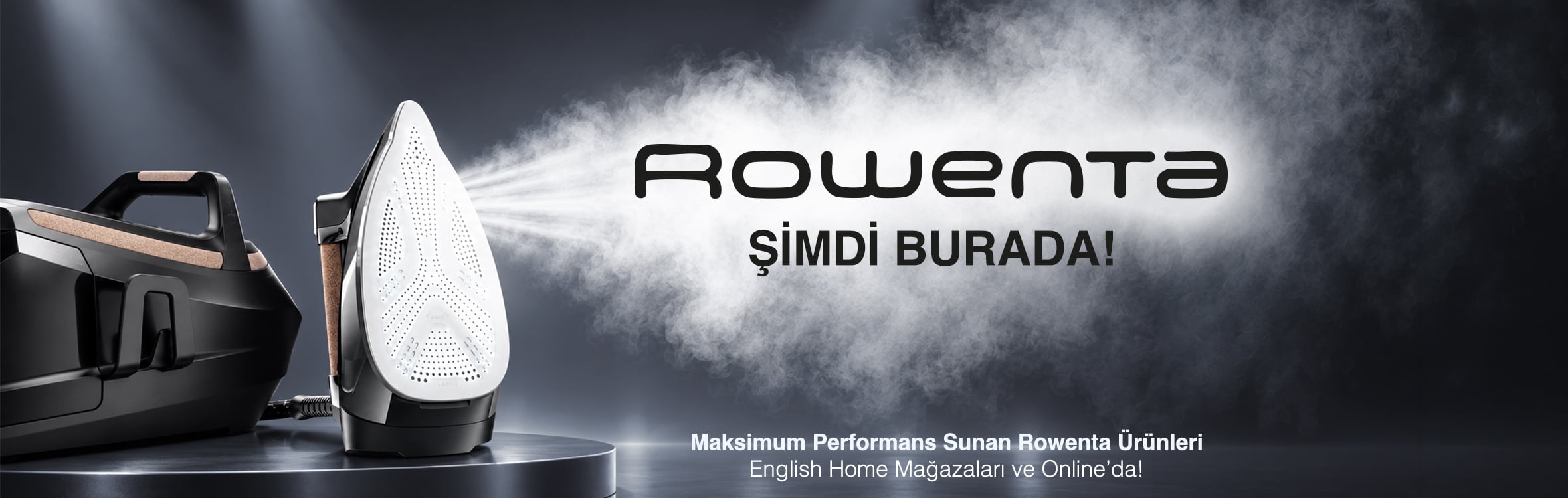 Rowenta is now at English Home. Discover high-performance irons.
